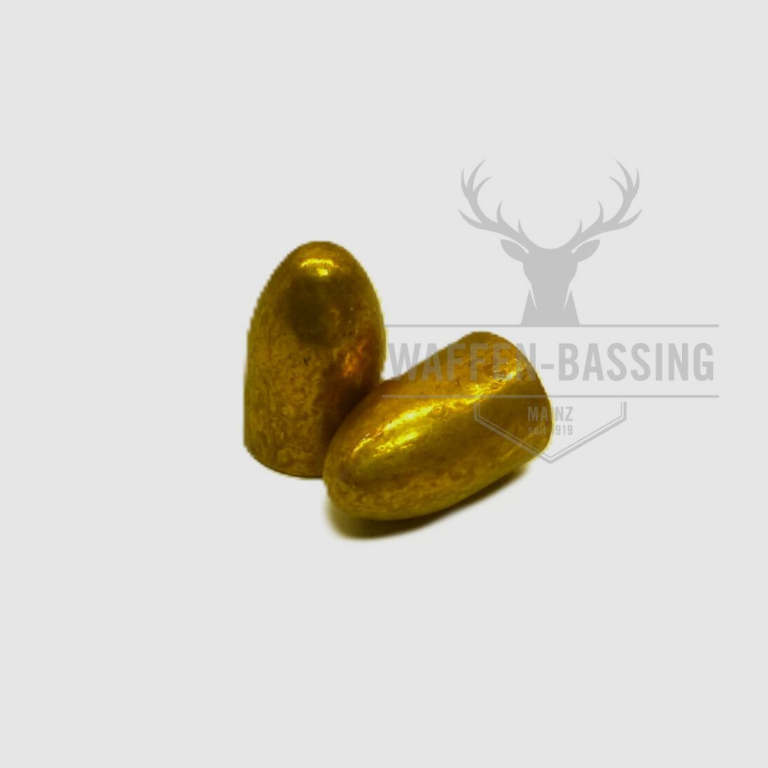 H&N Haendler und Naterman Sport GmbH proiettile a testa tonda in piombo placcato rame, cal. .356, 125 gr, HS