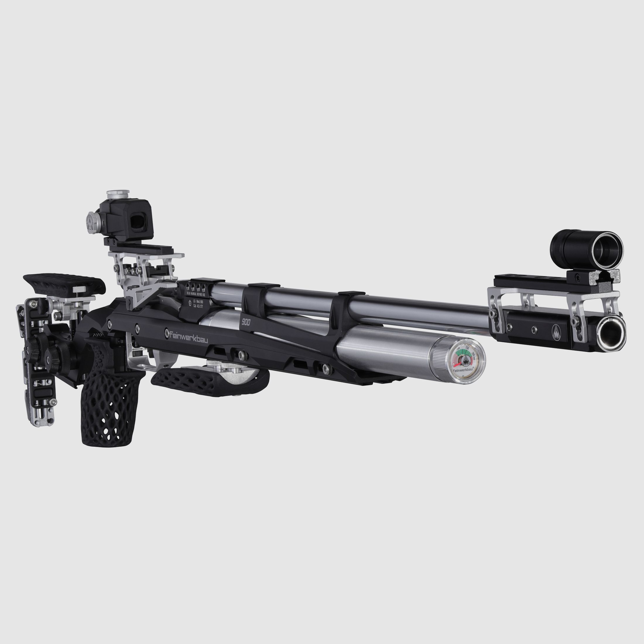 Feinwerkbau 900 Alu schwarz MeshPro Handauflage, rechts