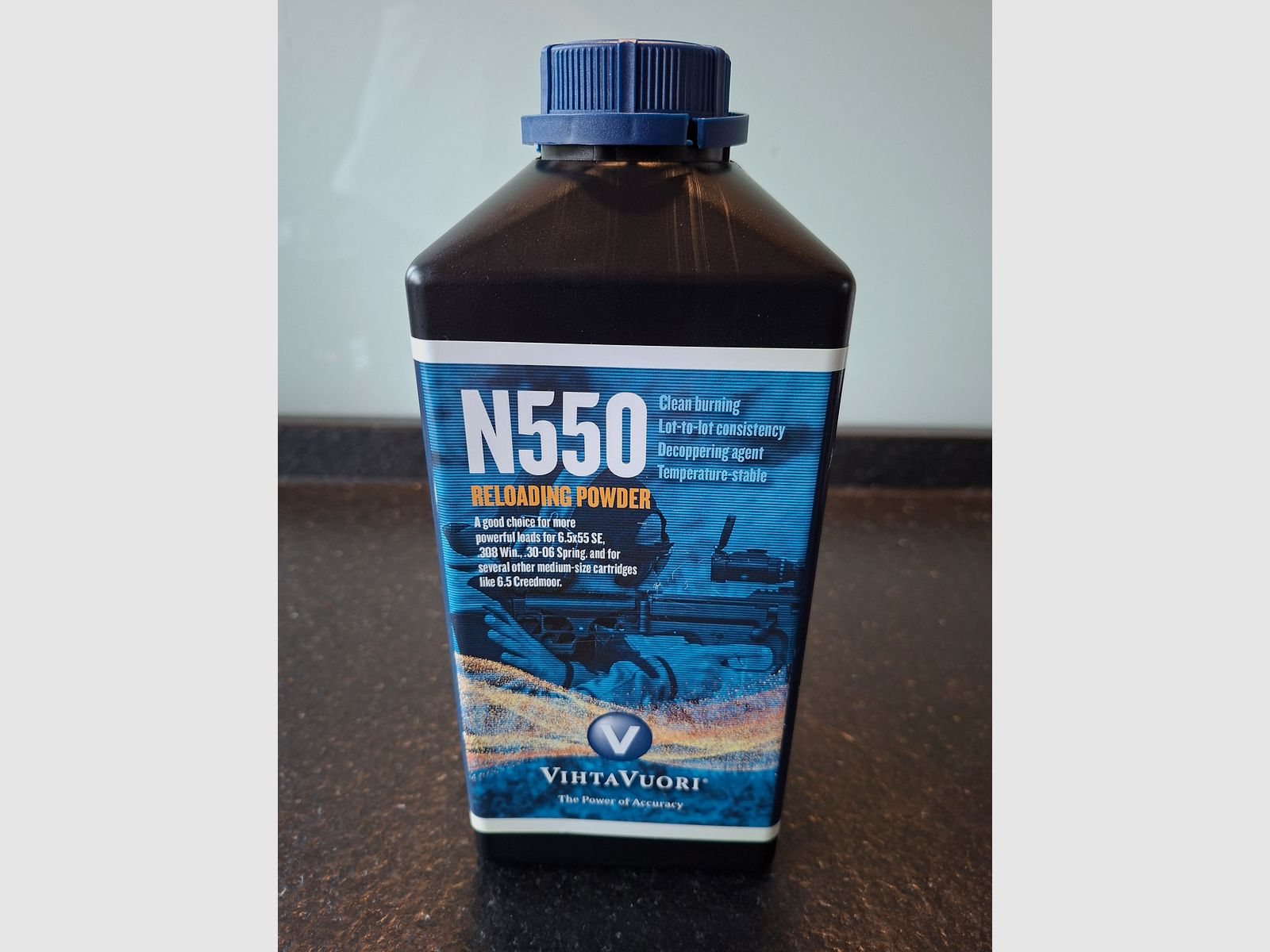 Vihtavuori N550 poudre à chargement de propulsion 600 gr.