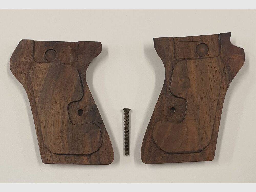 Unknown wooden grip scales for Walther PP