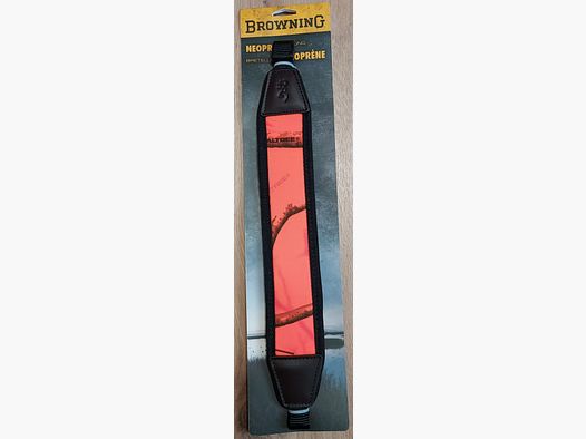 GURT FÜR BROWNING GEWEHR NEOPREN ORANGE MIT RUTSCHFESTER OBERFLÄCHE