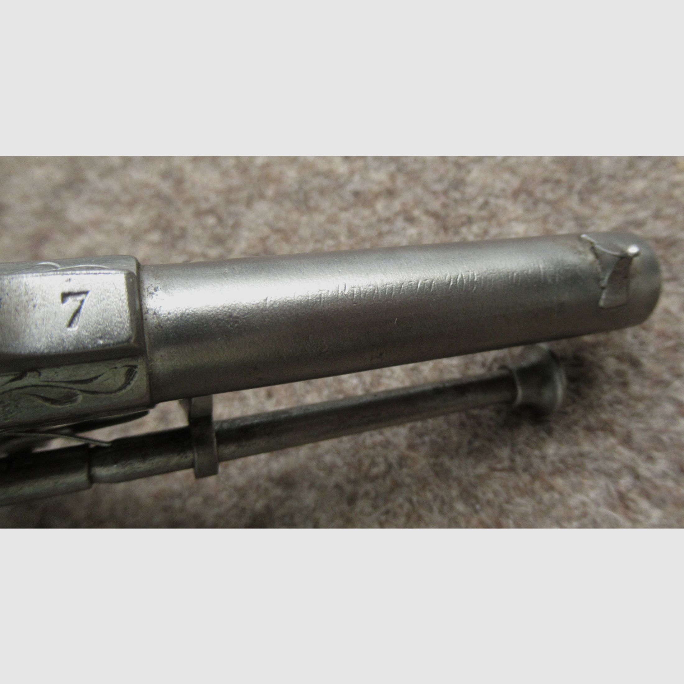 AB-158 MEYERS Revolver mit Stiftzündung, handgefertigtes Modell, Kal. 7mm Stiftzündung, Bild 5 von 6