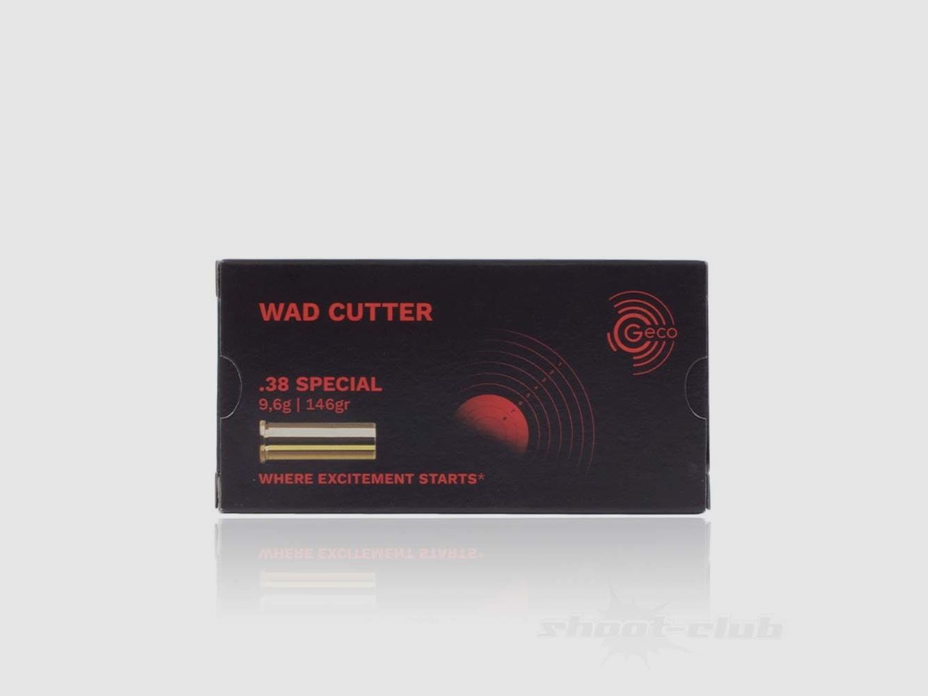 Geco Wad Cutter 148grs 50St .38Special, image 1 of 4