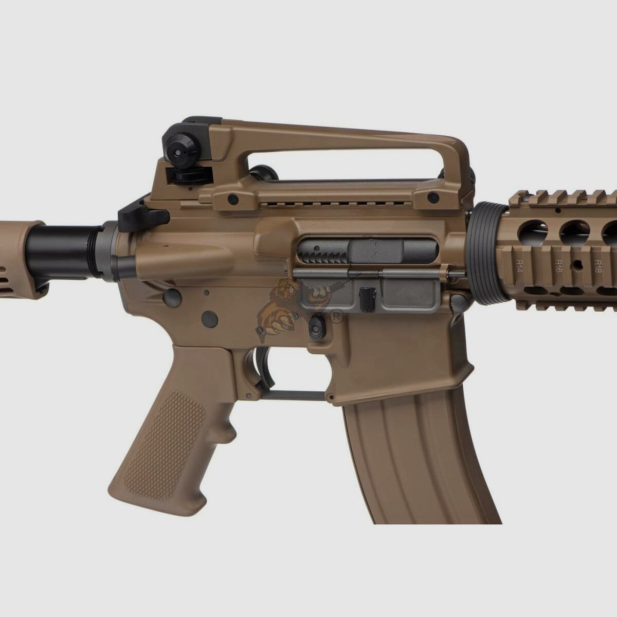 M4 CQB GBB V3 open Bolt Airsoft Desert - WE -F-, Bild 3 von 4
