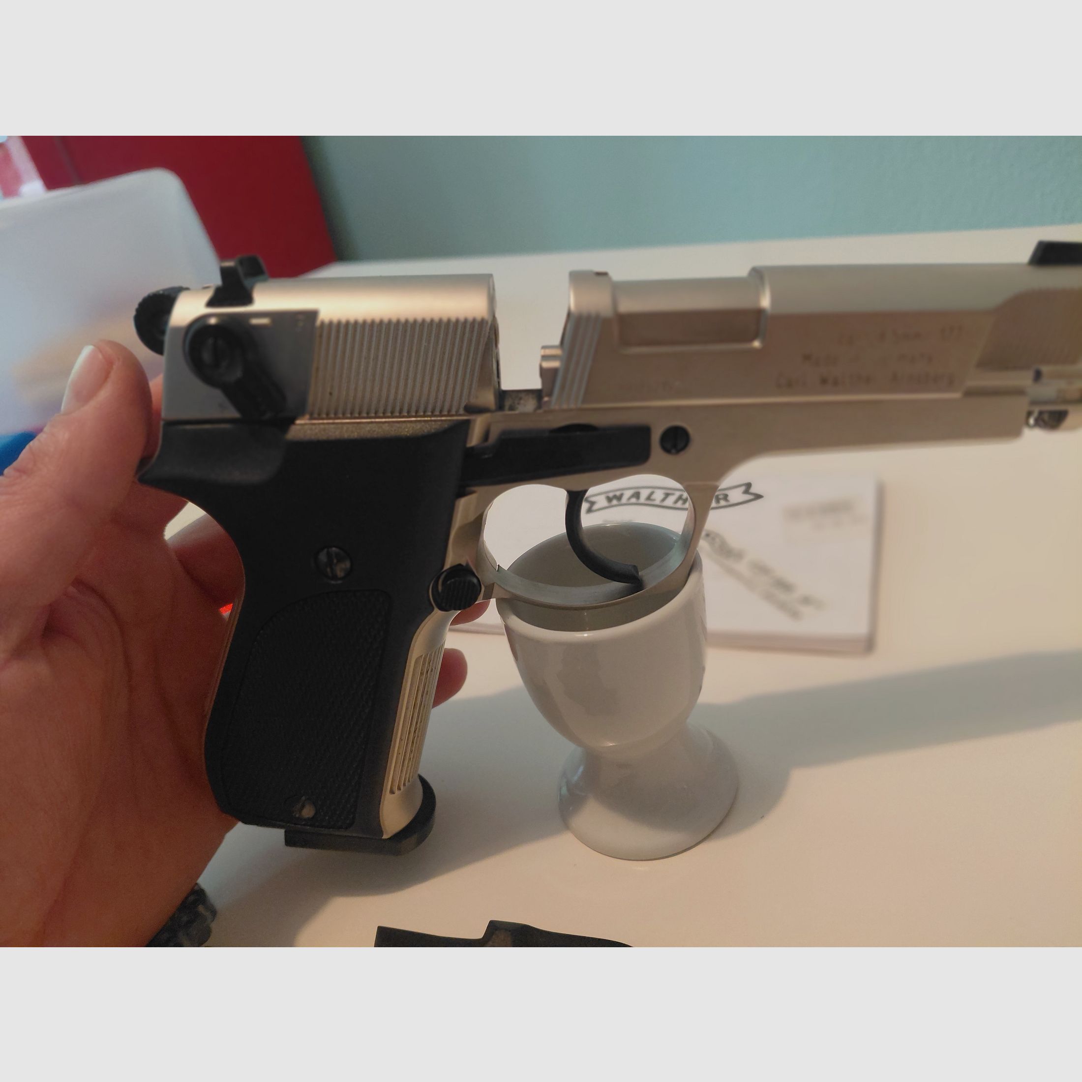 Walther CP88 air pistol 4" used 4.5mm Diabolos