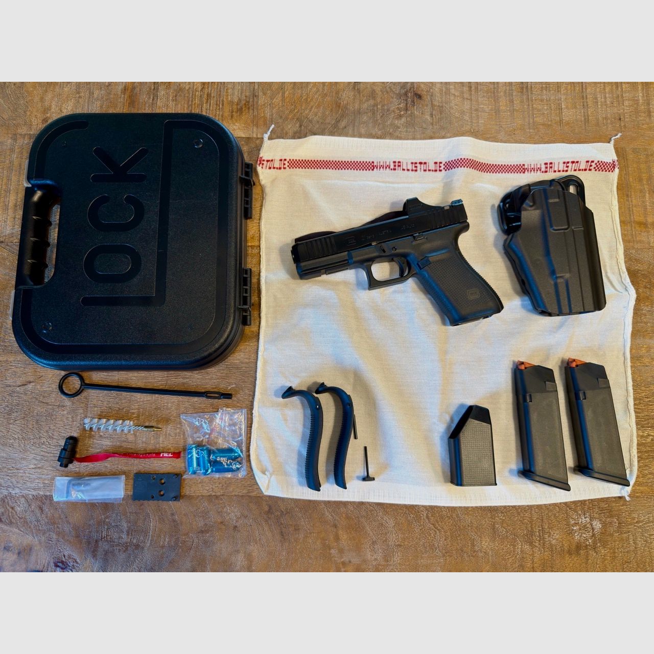 Glock 21 Gen5 MOS - Holosun SCS-MOS-GR - Ghost Inc. Angel 3.0 - SAFARILAND® 577 GLS