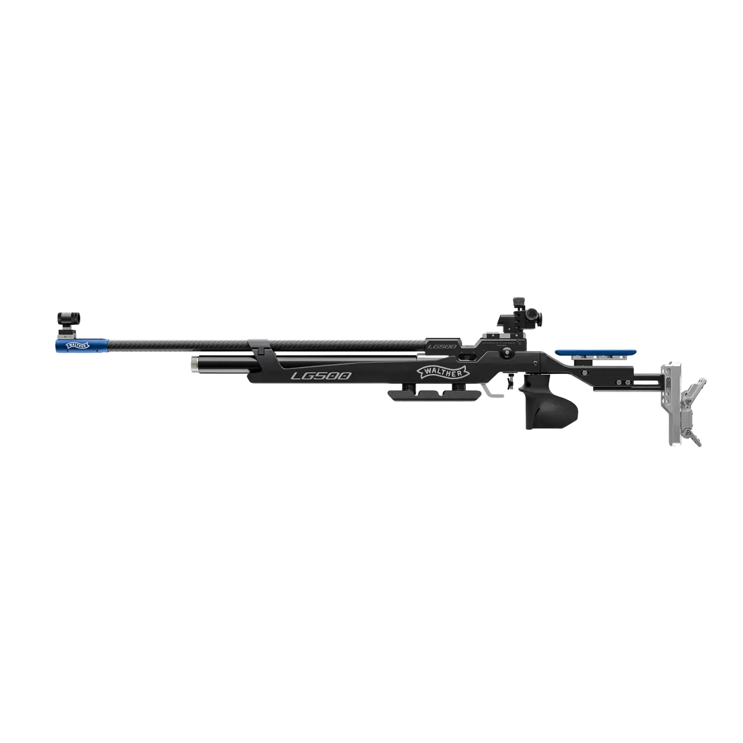 Walther LG500 COMPETITION kaliber 4,5mm mechanische trekker