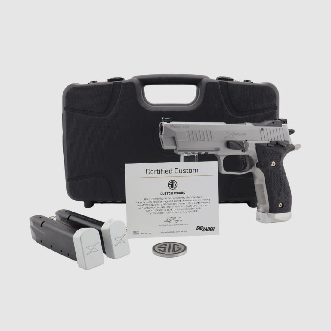 Sig Sauer P226 X-Five Supermatch 9mm Luger Super Match X5 X-5 9x19 SIG Custom Works