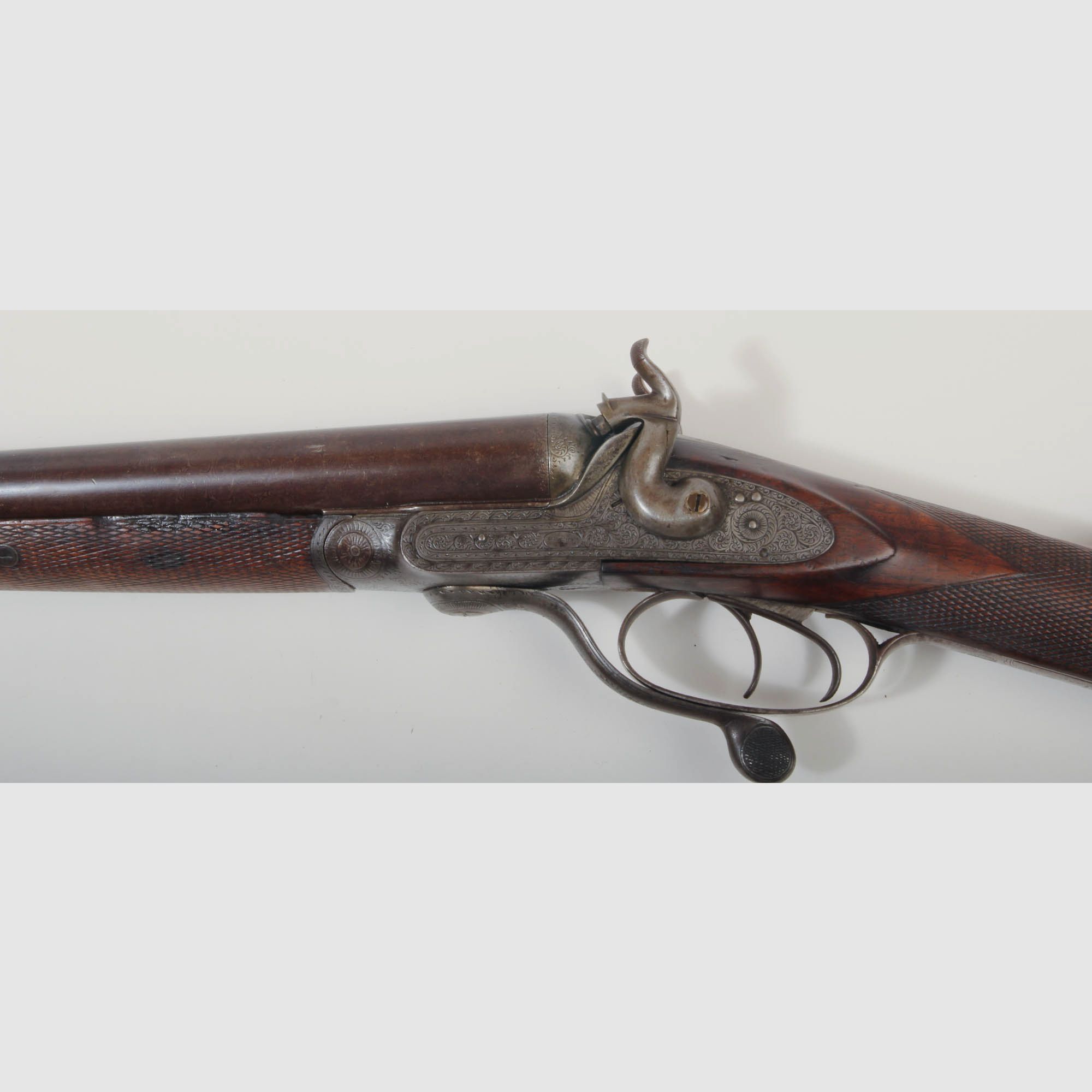 Double-barreled shotgun ca. 1880    Article 12909