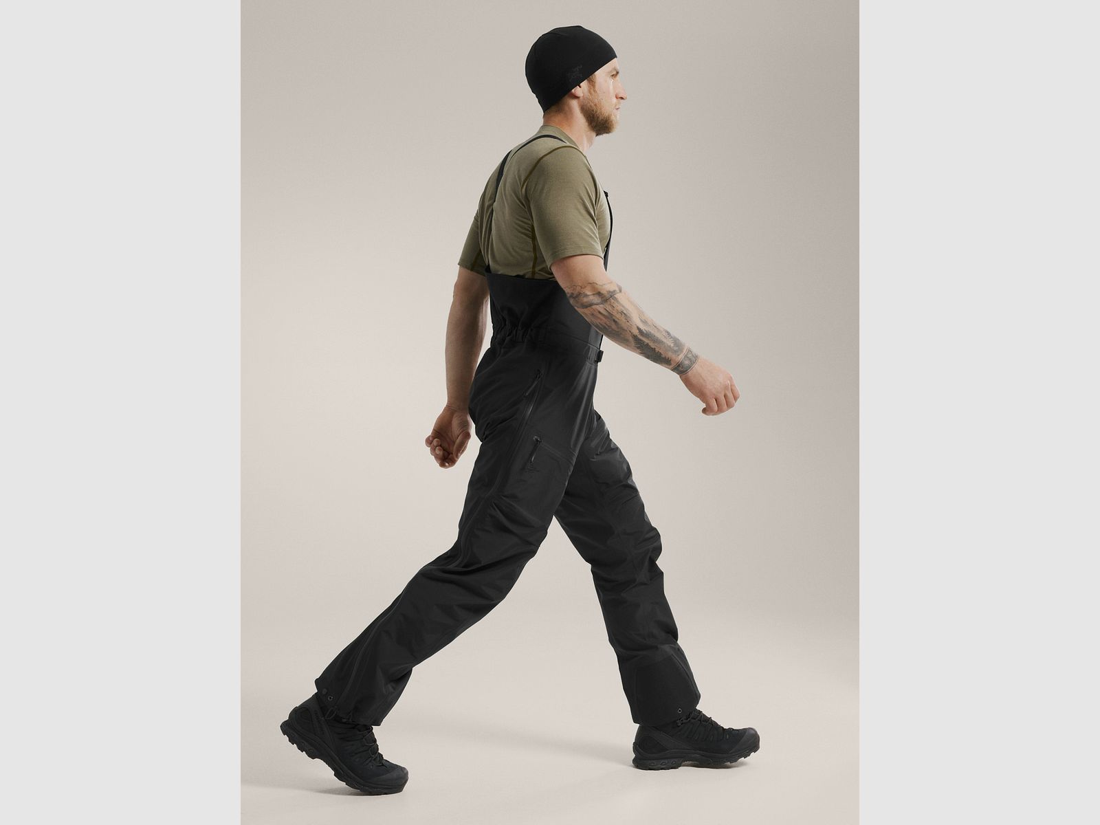 Arc'teryx Alpha Bib Pant LEAF Men's - Black, image 10 of 12