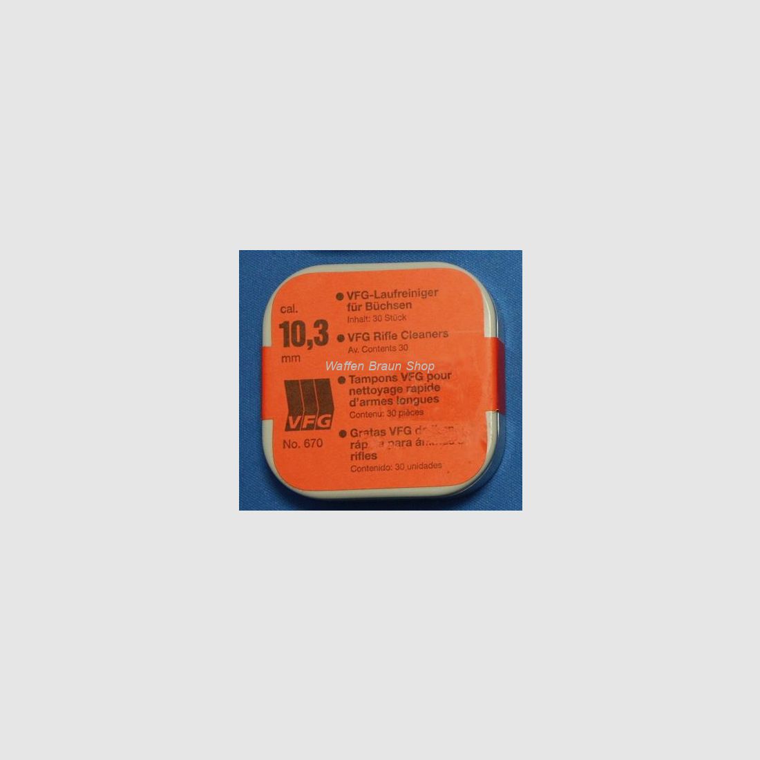 VFG-Laufreiniger für Büchsen, No. 670, 10,3 mm