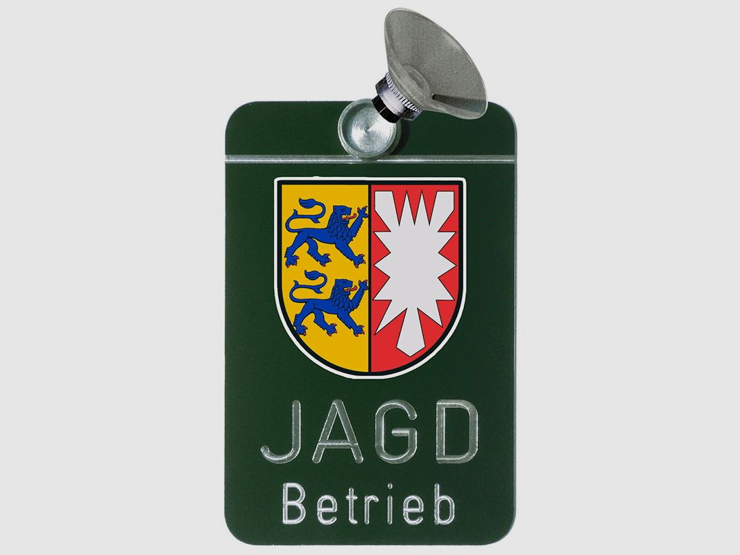 AKAH Autoschild - Jagdbetrieb Aluminium Schleswig-Holstein