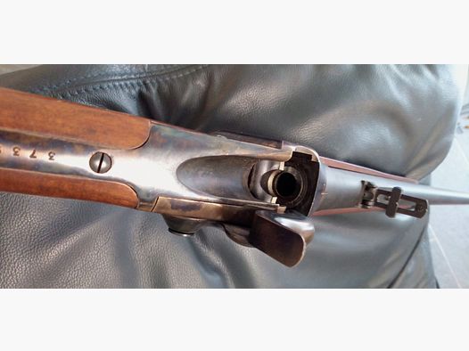 David Pedersoli Perkussions Messinghülsen Papierpatrone Hinterlader Gewehr Sharps cal 45 / 70 Nachfolger vom Vorderlader Schwarzpulver