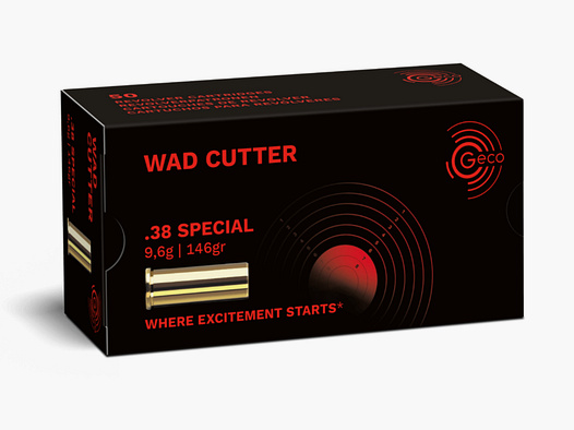 Geco 2317536 .38 Special WC CORTADOR DE VÁSTAGO 9,6 g 146gr