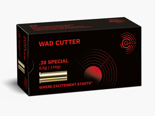 Geco 2317536 .38 Special WC WAD CUTTER 9,6 g 146gr