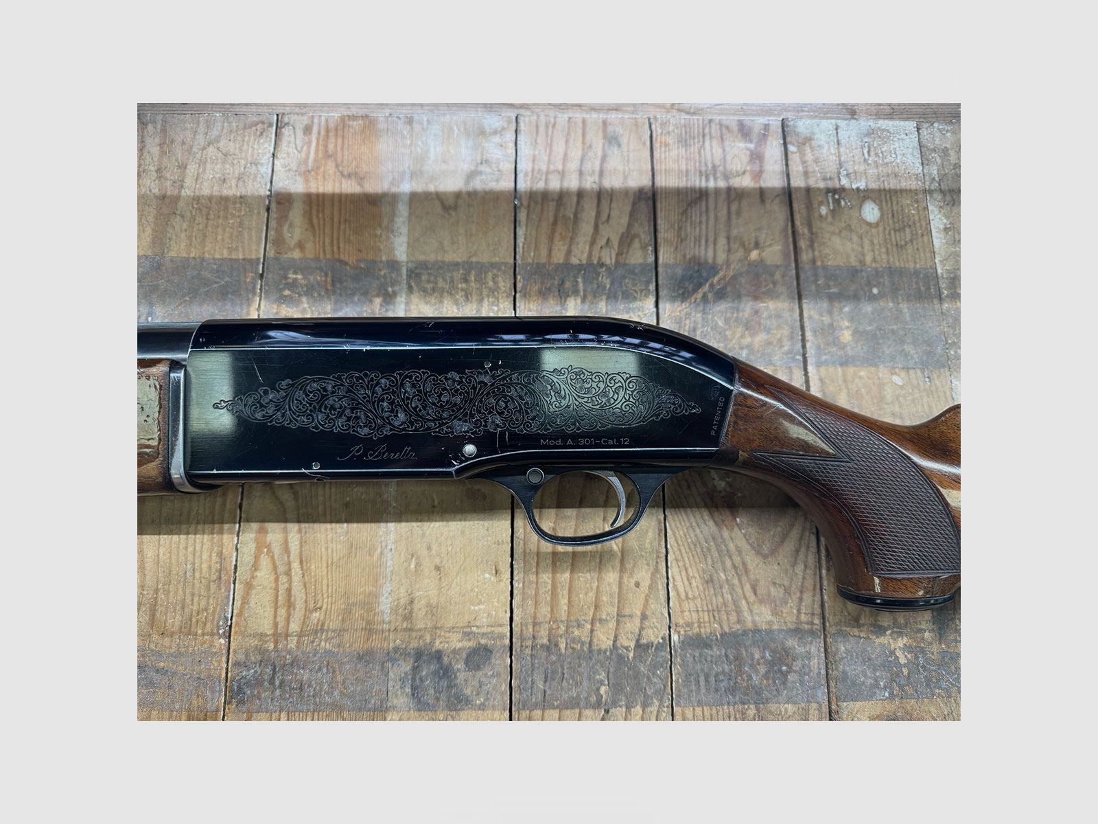 GEBRAUCHT – SEMIAUTOMATISCHES GEWEHR – BERETTA MOD. A 301 Kal. 12, Bild 4 von 5