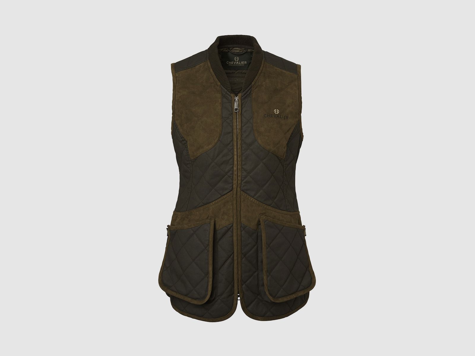 Chevalier Vintage Jagdweste Damen, 44W, Braun