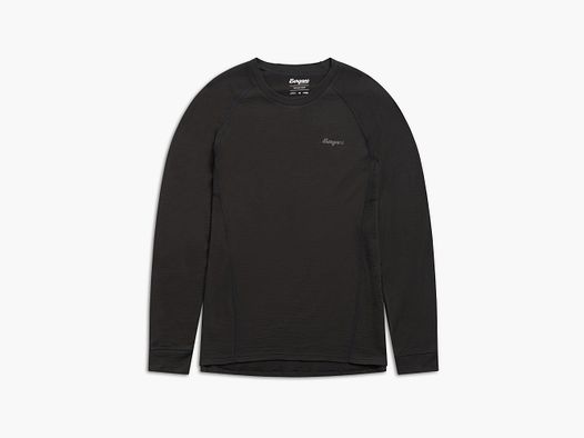 Bergans Inner:Pure Merino L/S Thermoshirt Homme Noir L