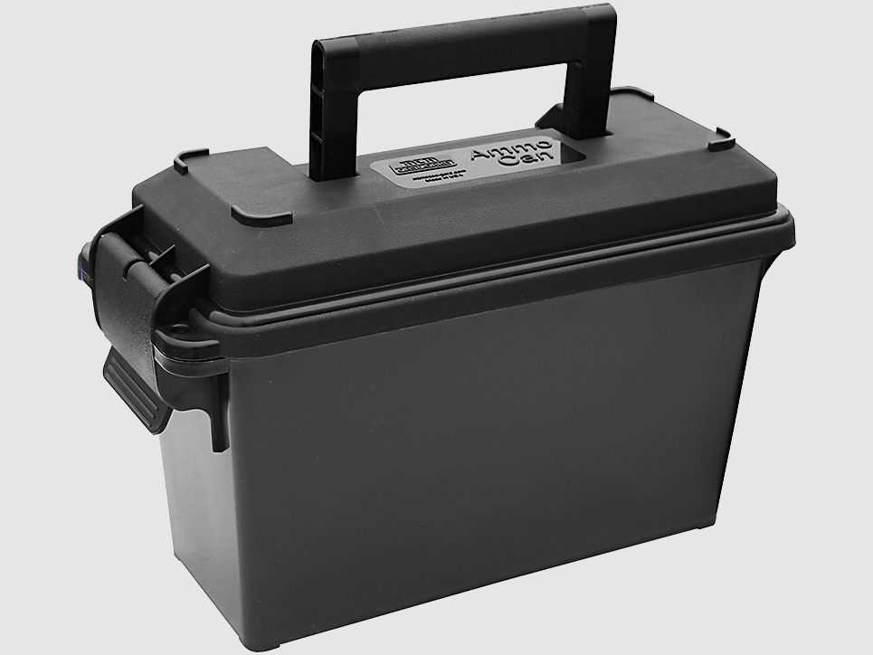 MTM Munitionskiste Tall AC30T-40 schwarz f. 30 Kaliber Militär-Style
