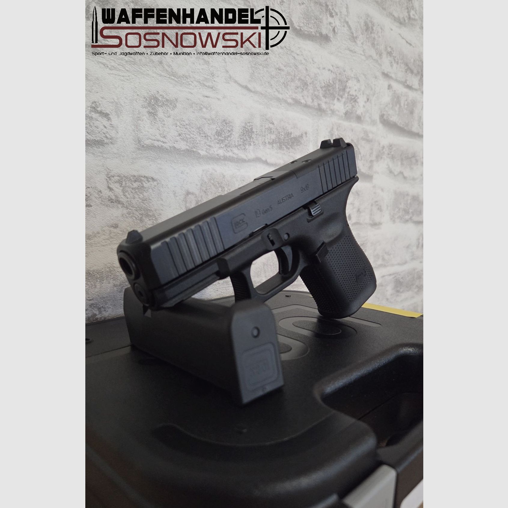 Pistolet Glock 19 Gen5 MOS 9mm Luger