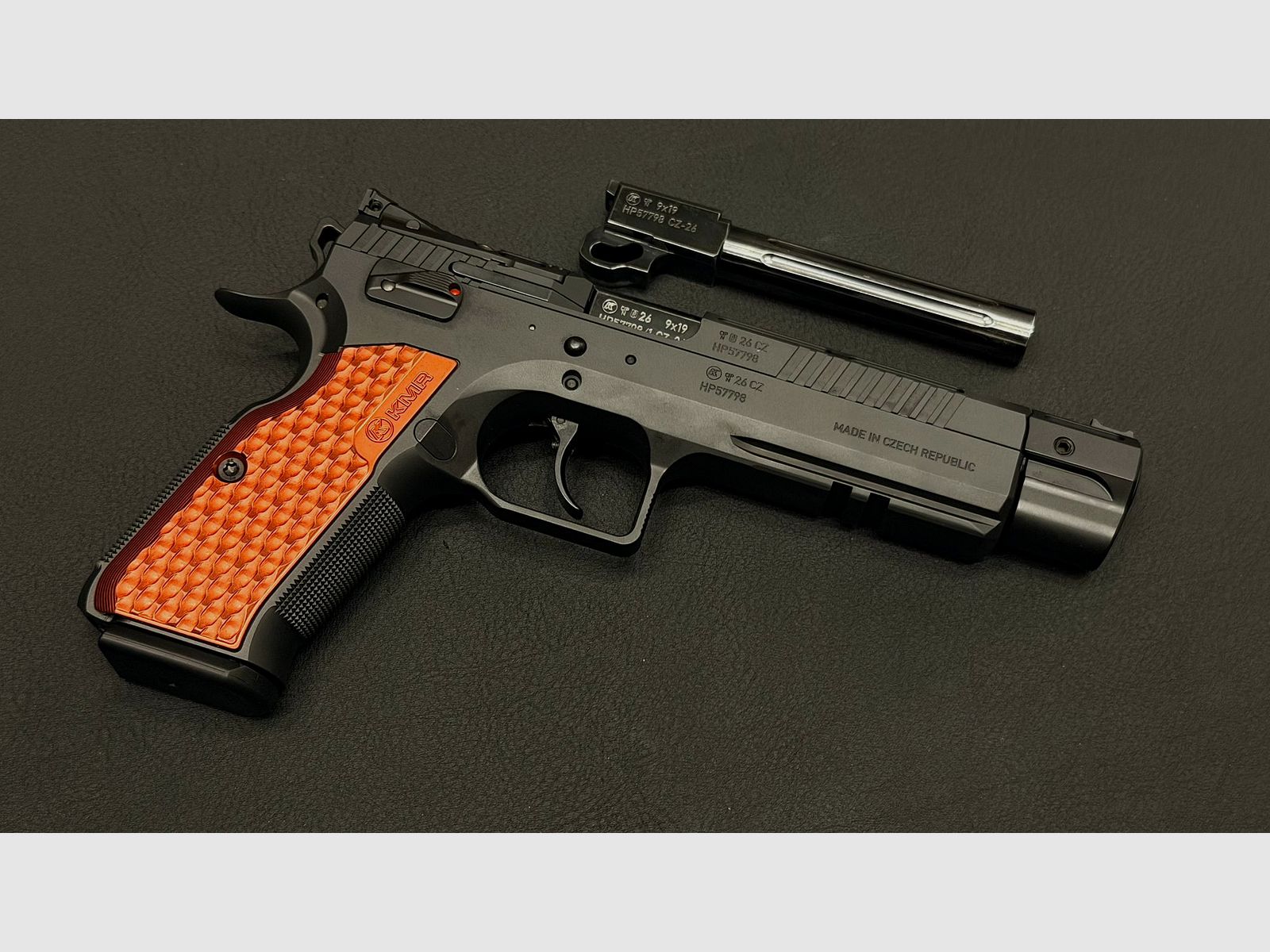 KMR W-02 Spectra OR 9mmLuger SA/DA | 5" pulgadas incluido 6" cañón intercambiable | IPSC | DSB | conjunto combinado, imagen 4 de 12