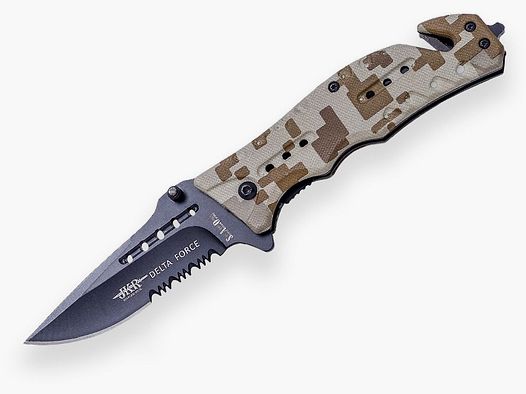 JKR Rettungsmesser / Taschenmesser Camo 0569