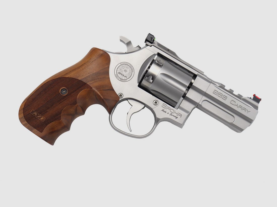 Spohr 283 Carry Acero Inoxidable Revólver de 3" Hecho en Alemania 3 Zoll Caza y Deporte