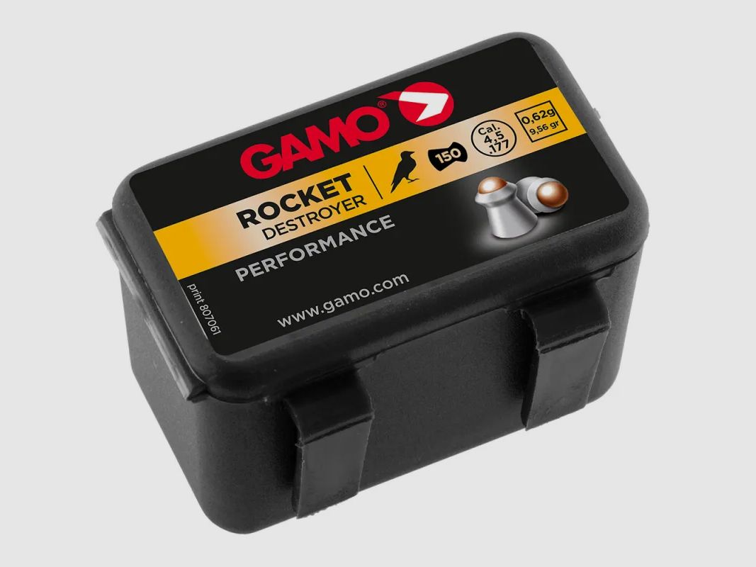 Box mit 100 Rocket Diabolos Kupfer Geschoss glatt HQ Kal. 5,5mm, Bild 1 von 7
