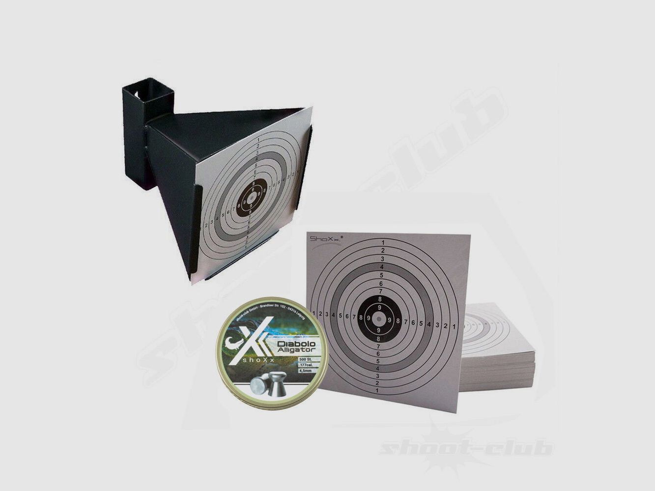 Diverso embudo trampa de balas + 100 dianas + Umarex