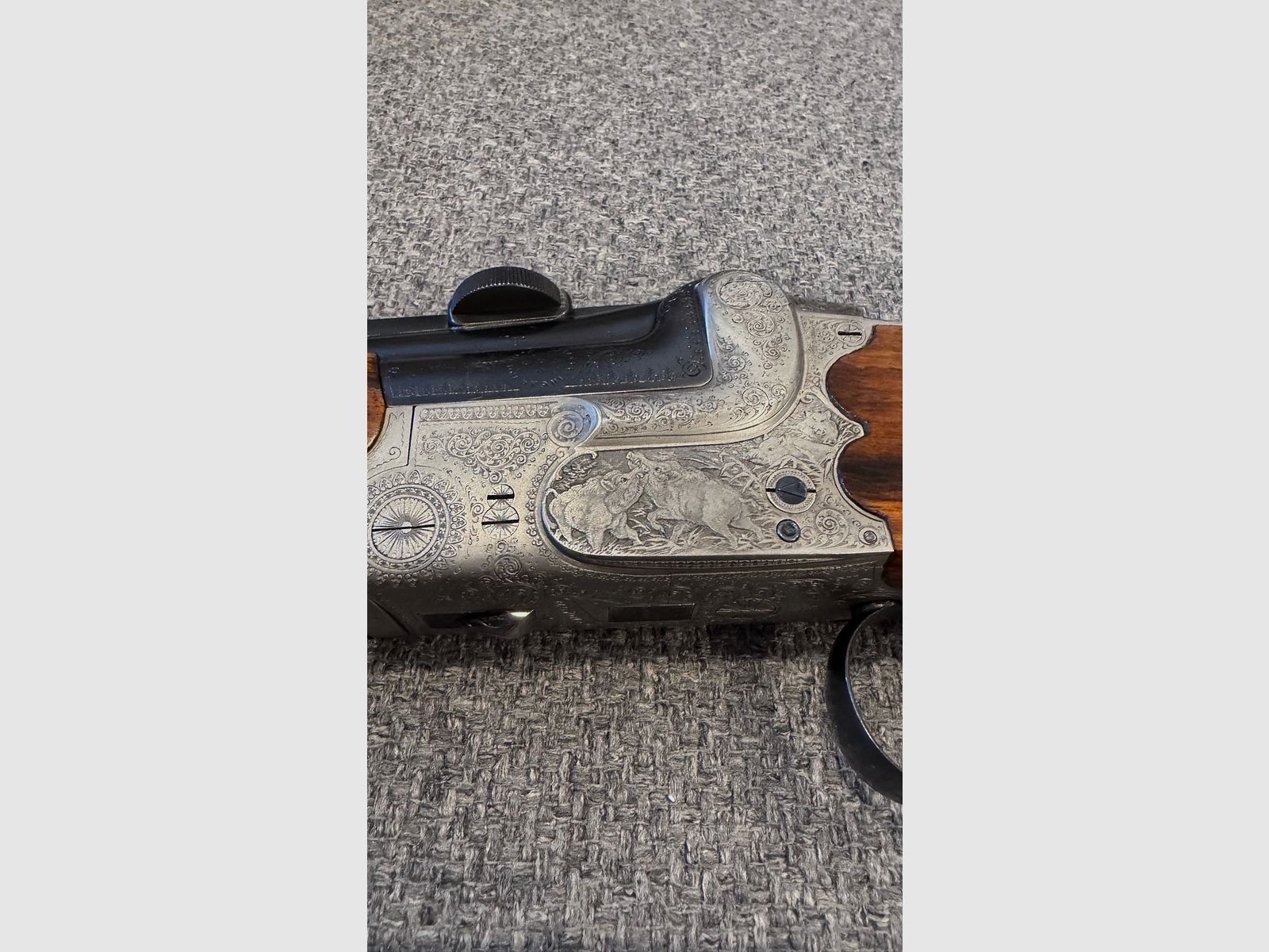 Exklusive Simson Suhl Bockdoppelbüchse Kaliber 8x57 IR – Sammlerstück im Bestzustand