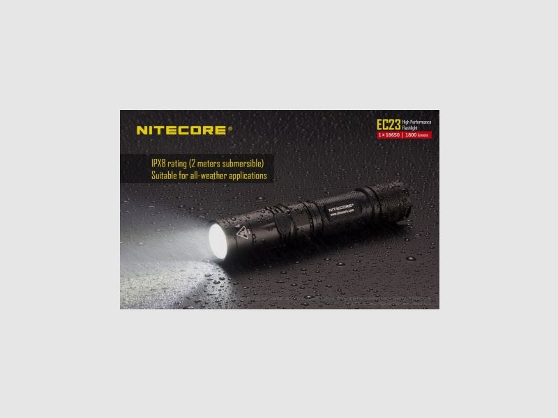 Nitecore EC23 zaklamp 1800 lumen, afbeelding 14 van 20