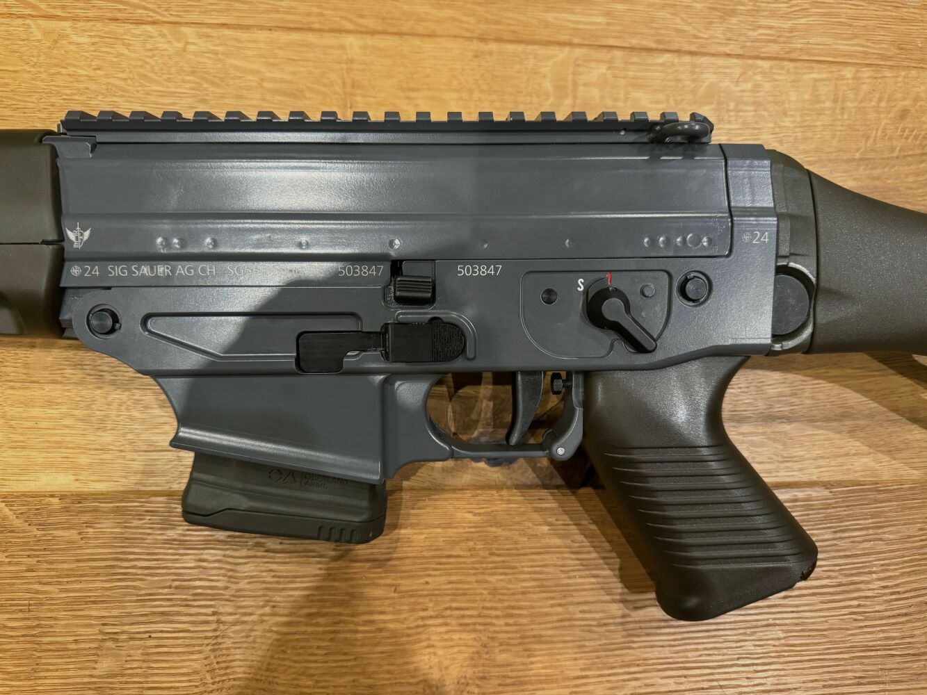 SIG SAUER Switzerland SG 553 AL SPORT US, Gray-Green