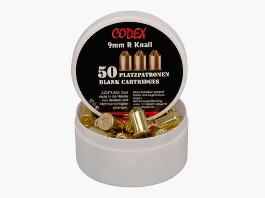 Codex blank cartridges 9mm R.K. 50 shots for revolver