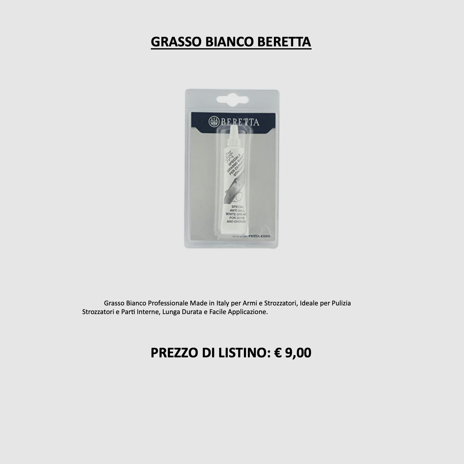 Beretta – GRASSO BIANCO, afbeelding 3 van 3
