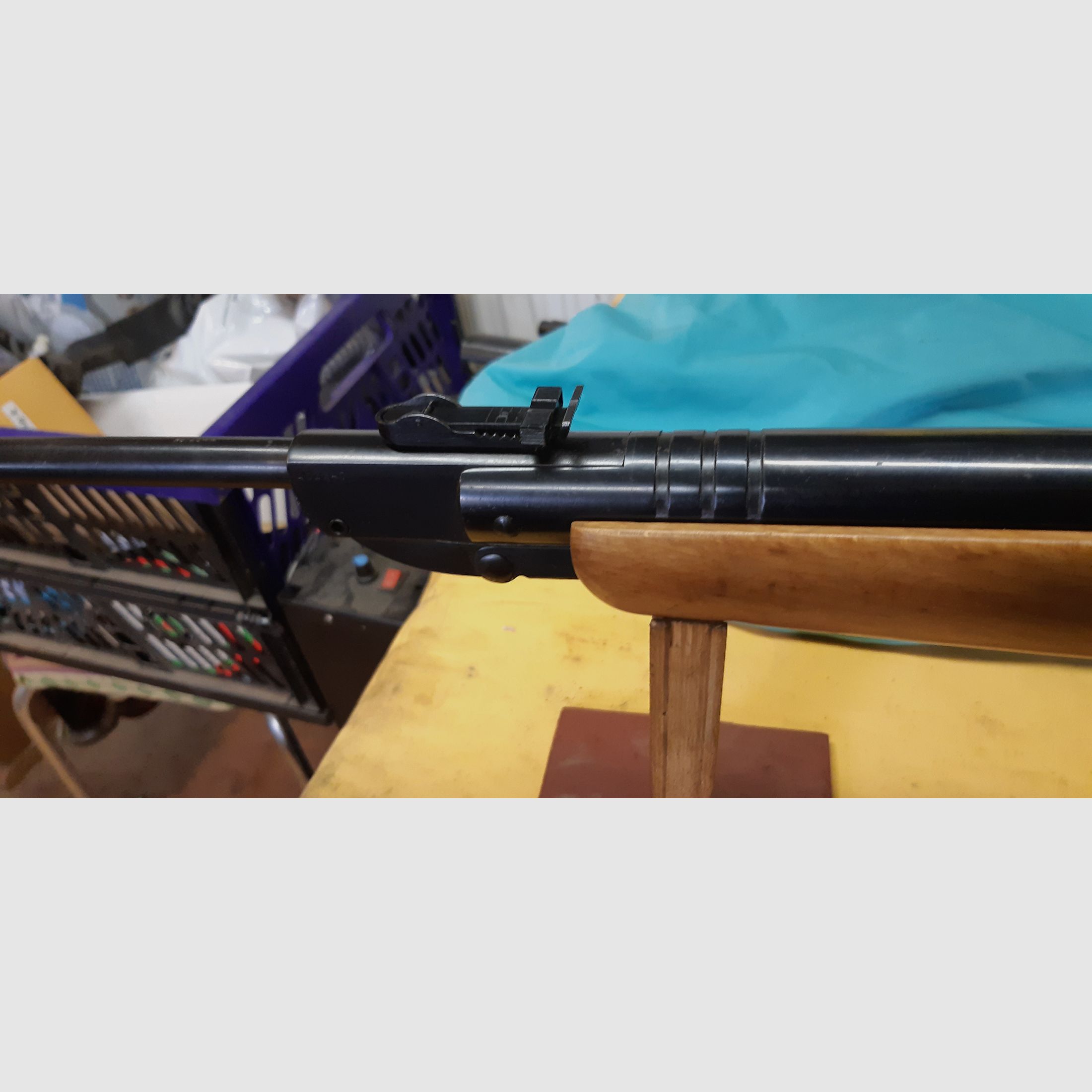 Beau fusil à air comprimé Haenel modèle 302 Knicker