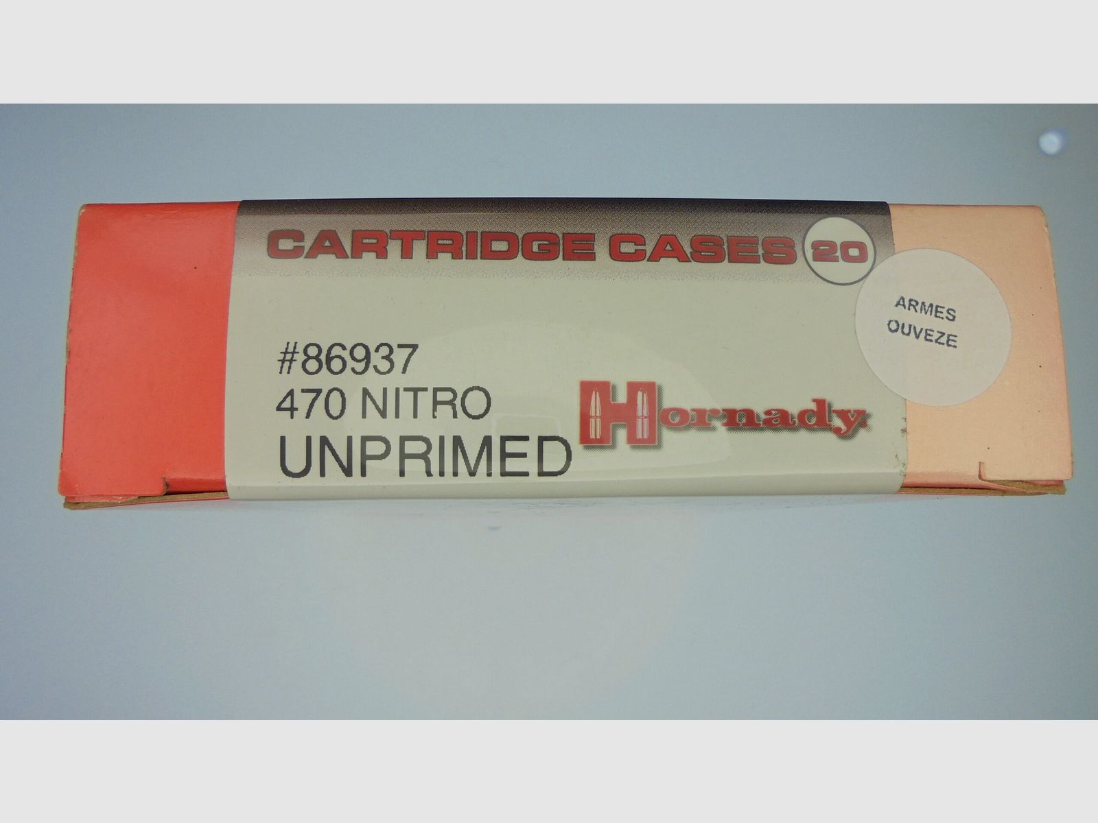 HÜLSEN HORNADY KALIBER 470 NITRO (X 20), Bild 1 von 2