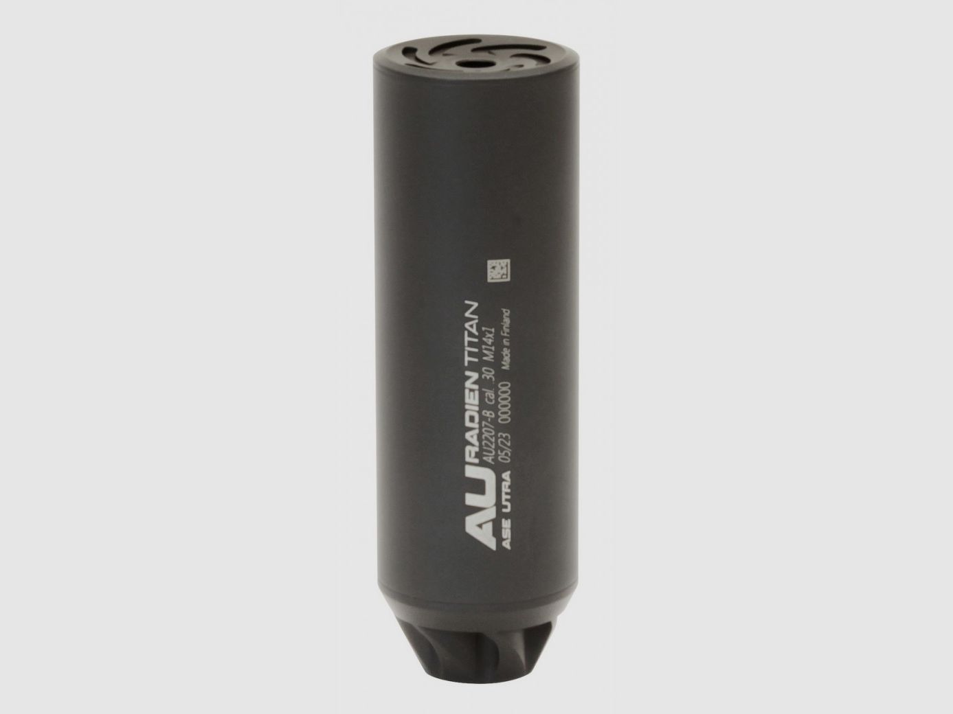 Schalldämpfer Ase Utra leicht manchonnierbar Radien Titan Kal.6.5MM M14X1
