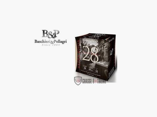 25 Cartridges B&P Extra Rossa Low Noise 32 g Cal. 28/65
