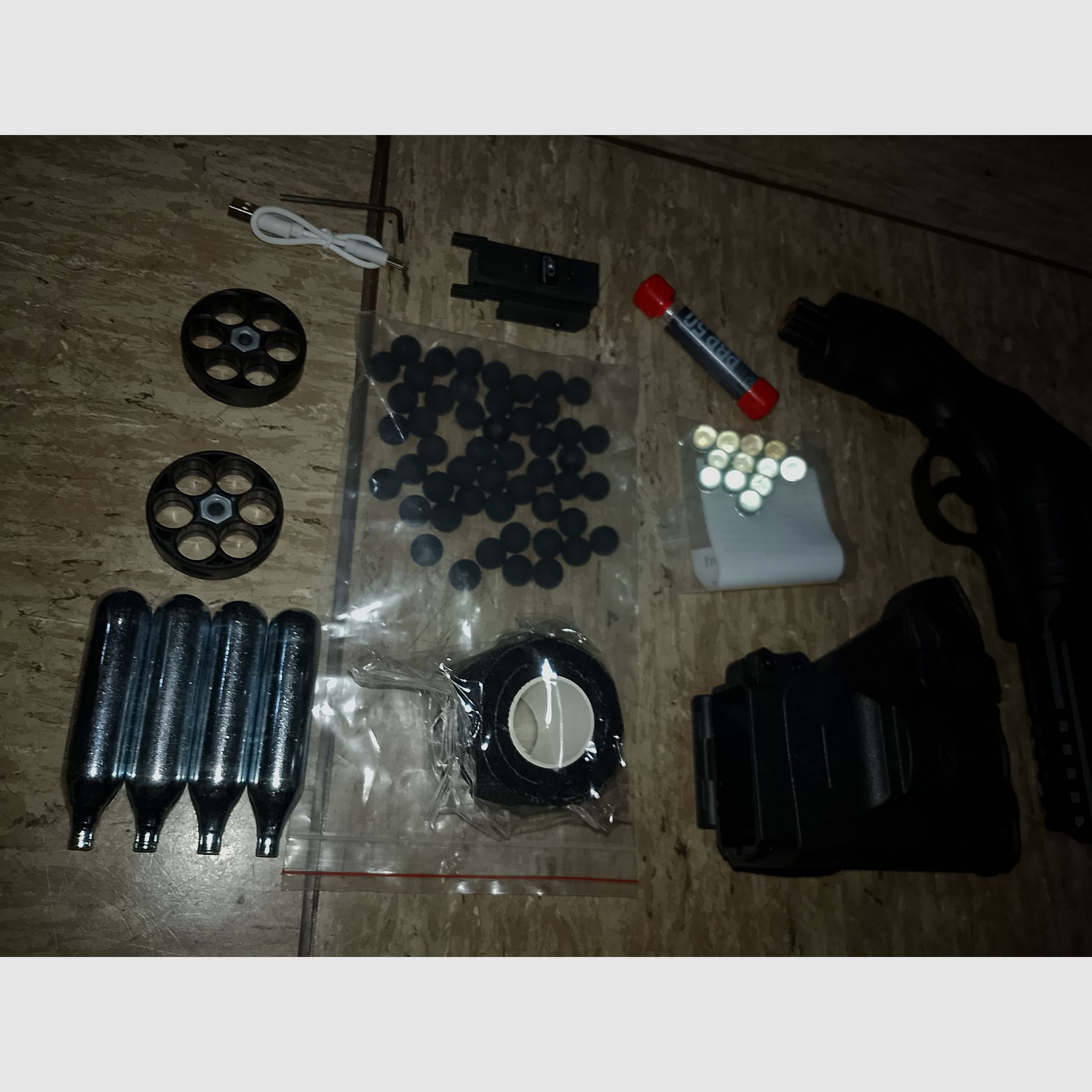 HDR 50 tr50 Markierer Gen1 T4E Cal .50 Set Kit Pfeffer- Gummi- Glas- geschosse Holster Laser CO2 neuwertig / neu