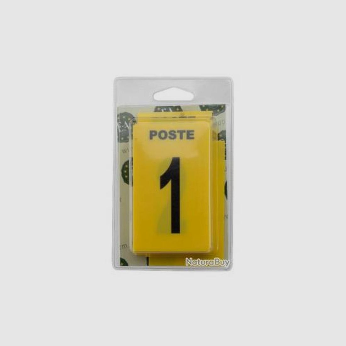 Conjunto de 27 Placas de Puesto de Caza Amarillas - Alta Visibilidad - Duraderas - Seguridad Óptima, imagen 1 de 5