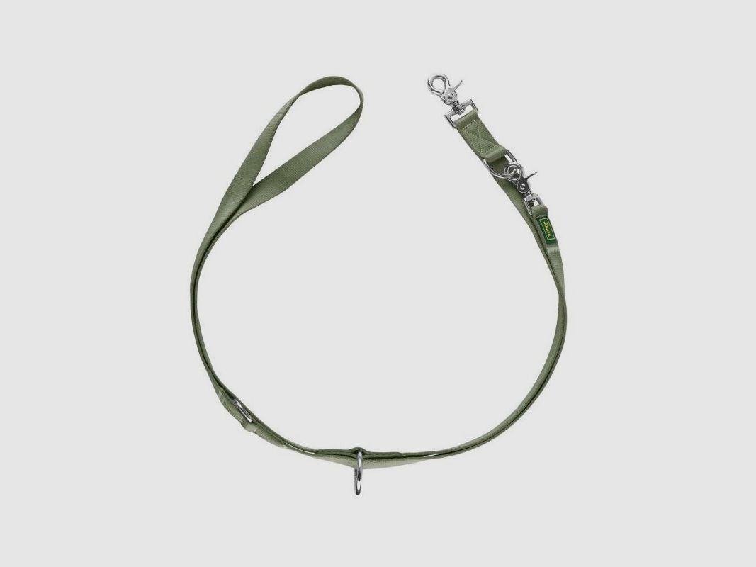 Hunter Verstellbare Führleine Inari Lindgrün Länge max. 200 cm | Breite 2,5 cm