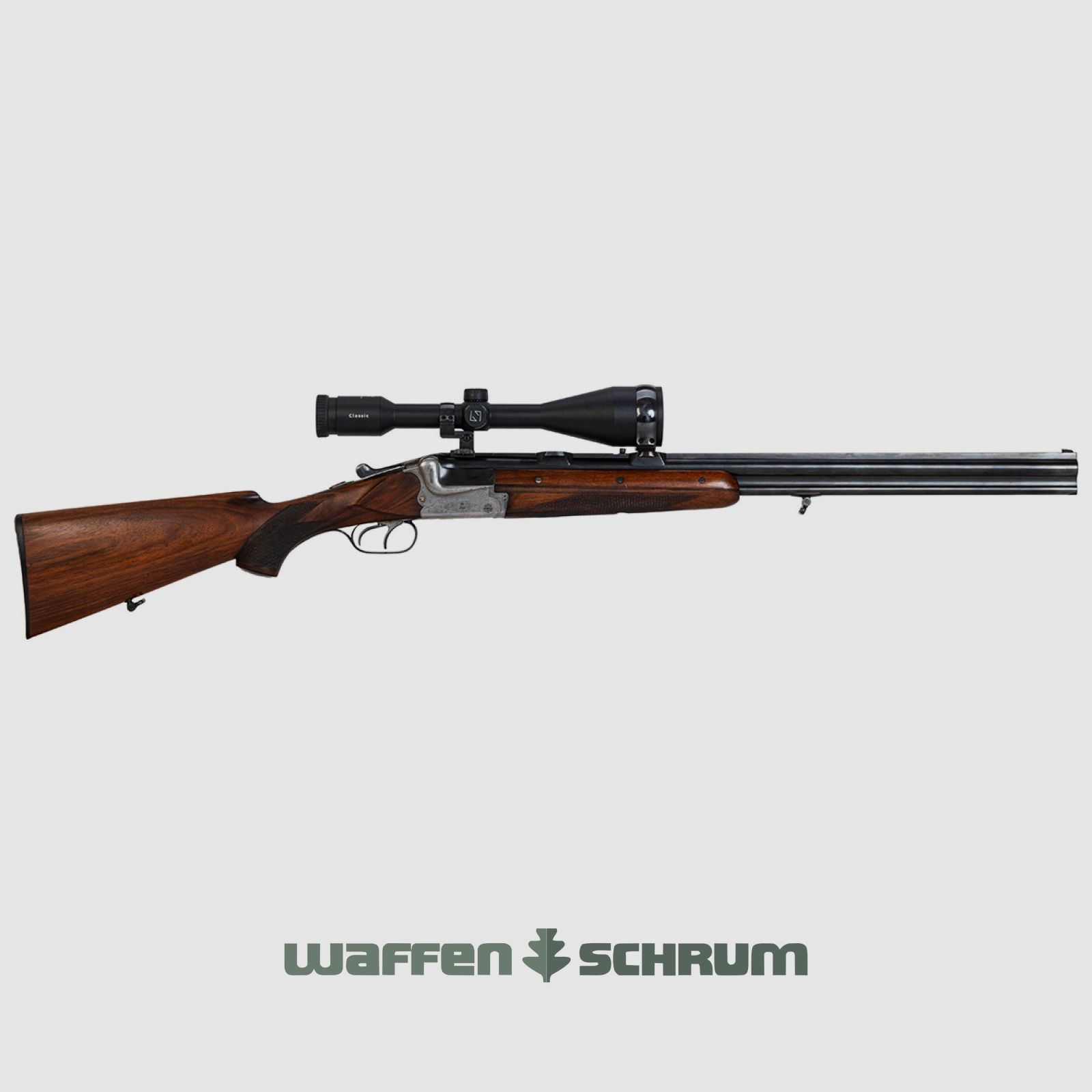 Fortuna Suhl Mod. 210 12/70-7x57R, ZF Swarovski Habicht 3-12x56 Abs. 4 LP, SEM, 2nd barrel .30RBlaser-12/70, Est. barrel .22 l.r., Zeiss 8x56