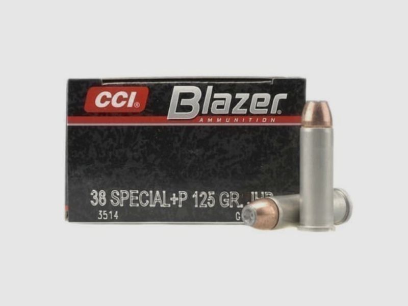 CCI Blazer Aluminio .38 Special 125GR JHP 50 cartuchos