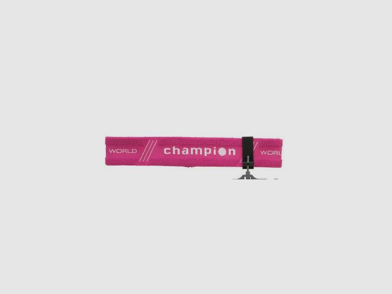 Gehmann Stirnband pink 30mm breit, Abdeckscheibe weiß