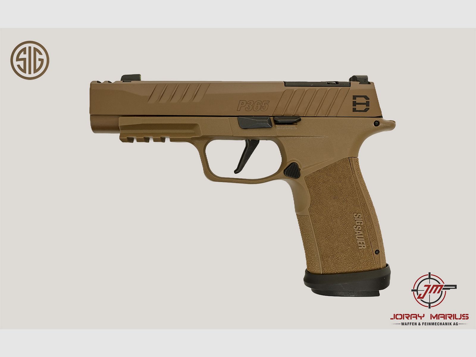 SIG Sauer P365 FUSE DH3 Comp Coyote 9mm Para, Bild 2 von 3