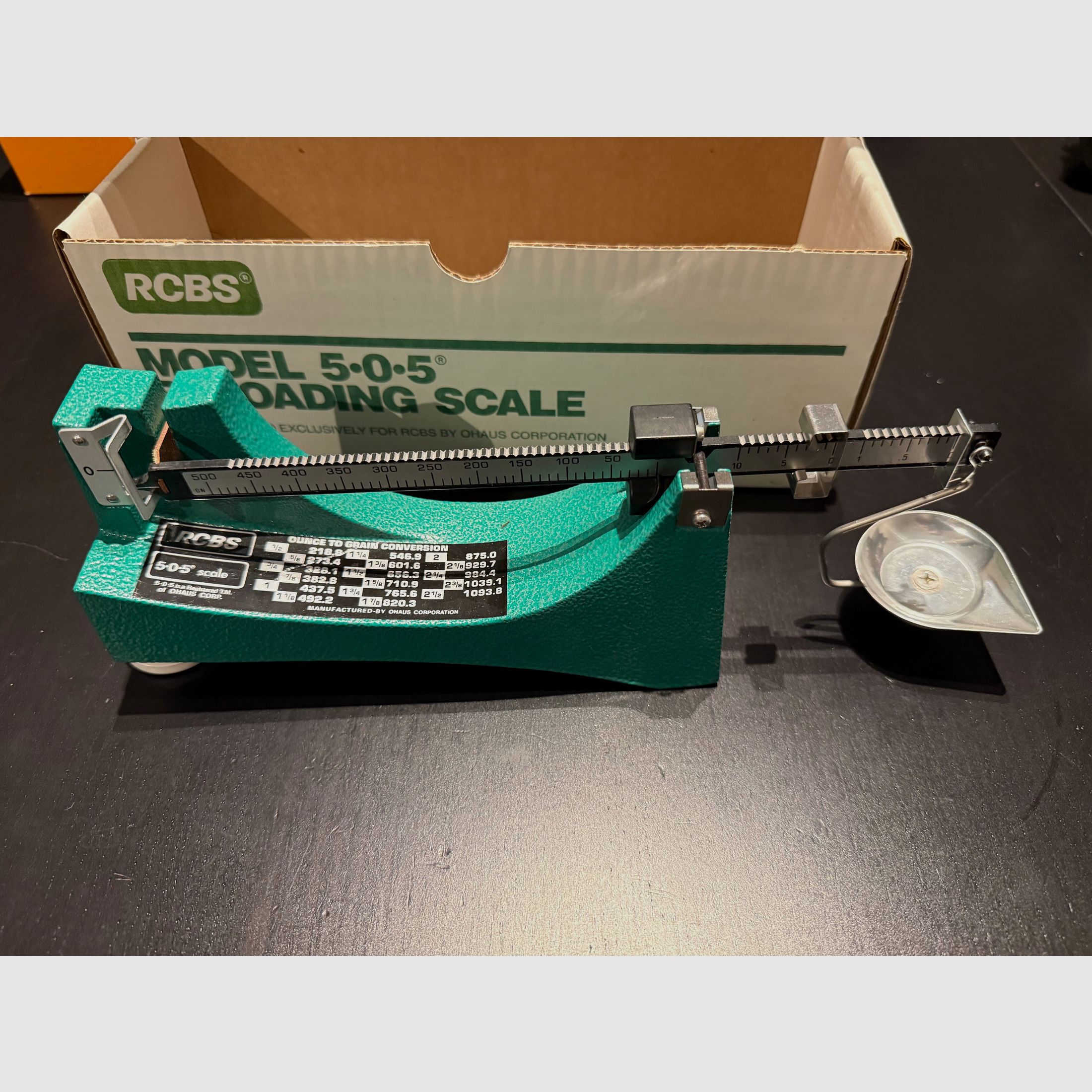 RCBS 505 powder scale beam scale