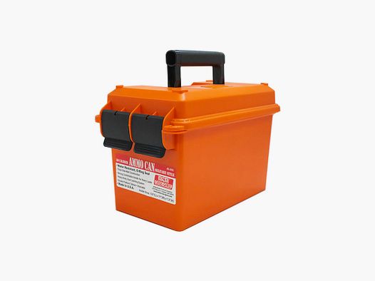 MTM CASE GUARD – AC-50C- 50 KALIBER MUNITIONSDOSE MILITÄRSTIL | 5,8″(L) x 11″(B) x 7,2″ (H) | Orange