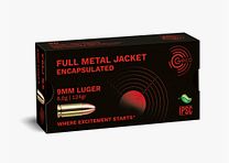 Geco 9mm Luger FMJ SX 124grs / 8.0g