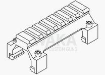 B&T Montaggio barra NAR Low Profile per HK MP5/SP5
