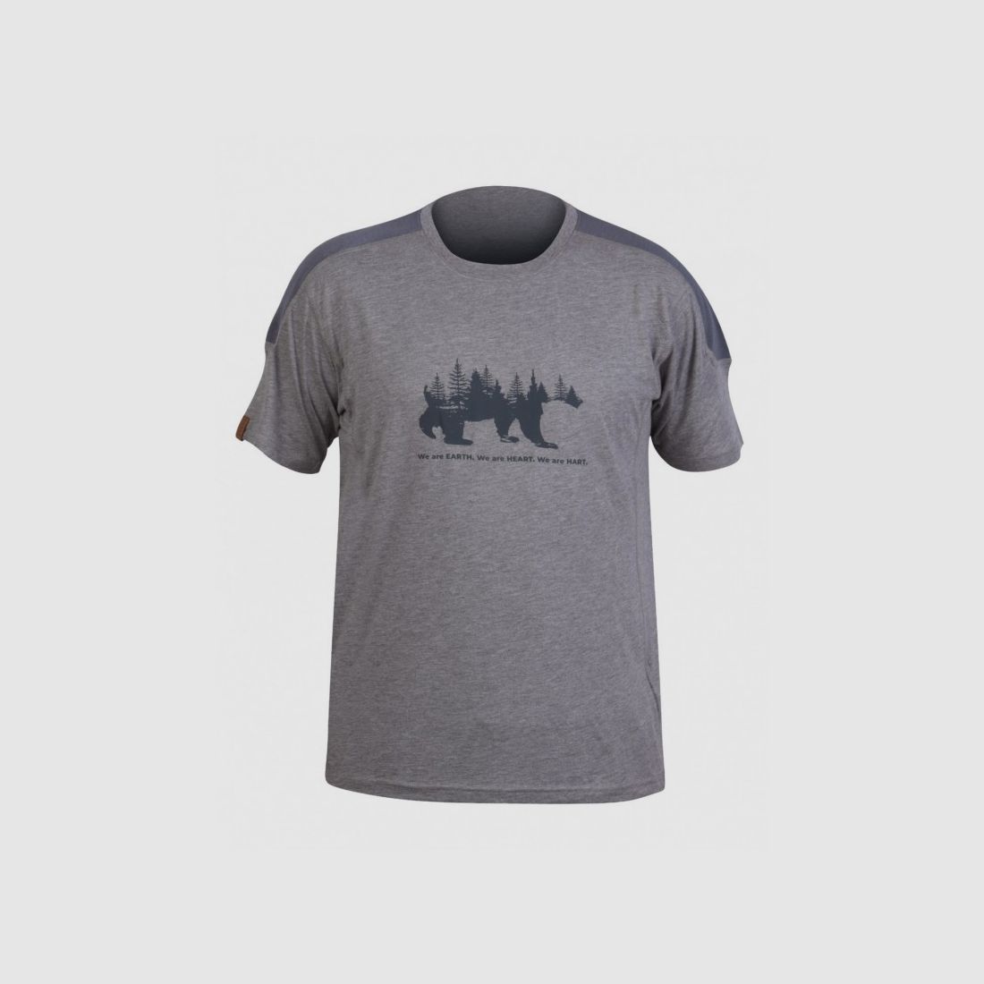 Hunting T-Shirt Hart Heart-TS grau, Bild 2 von 3